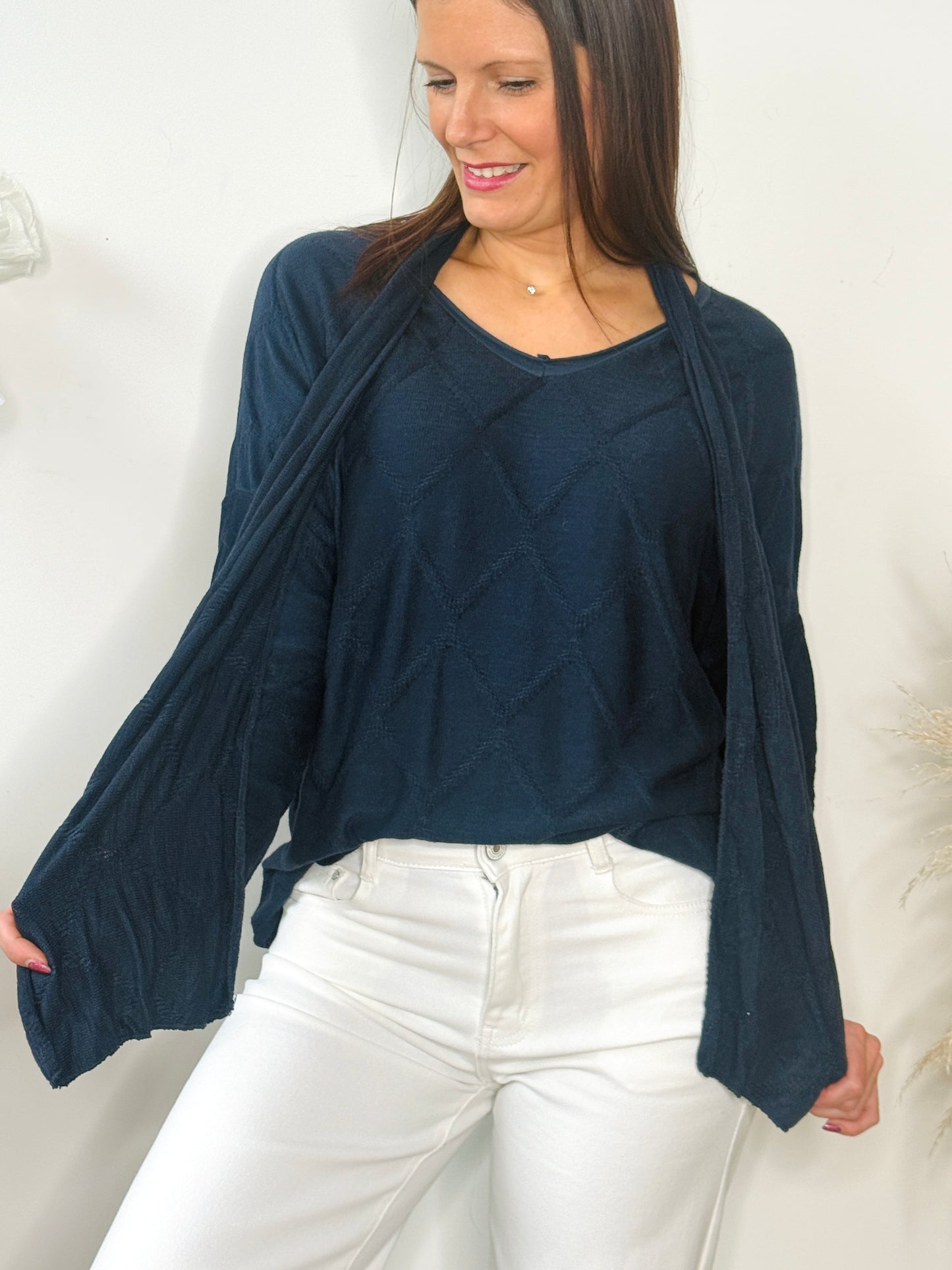 Pull Kenza bleu marine