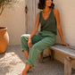 Pantalon Hermione vert