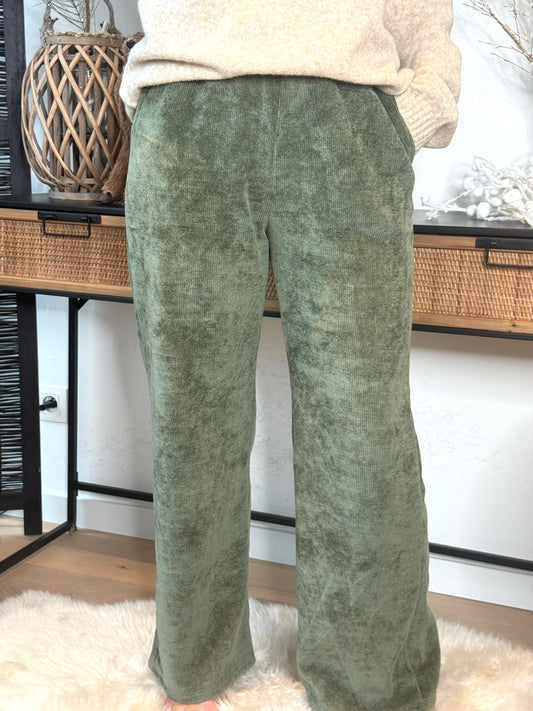 Pantalon Valérie kaki