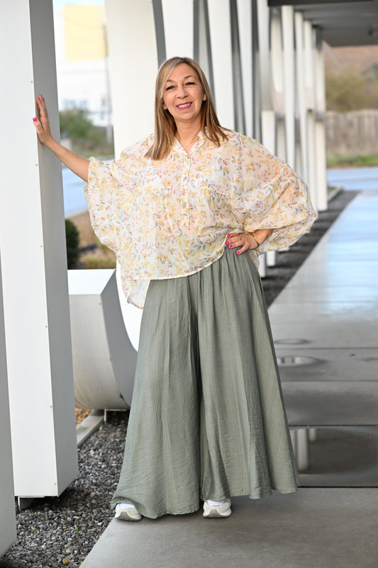 Pantalon Thèbe Kaki