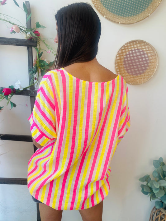 Blouse Stella fuchsia
