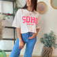 T-shirt LOGAN Fuschia