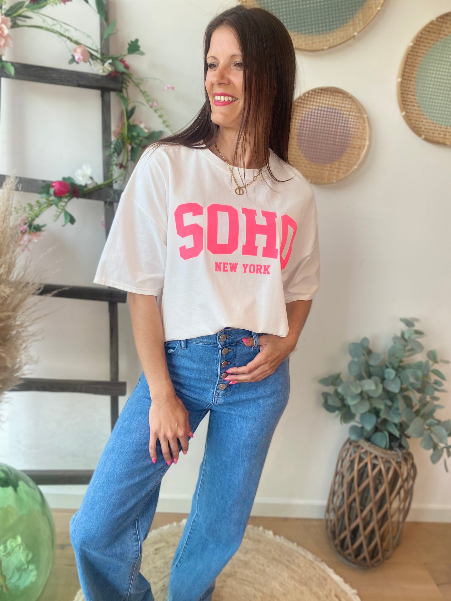 T-shirt LOGAN Fuschia