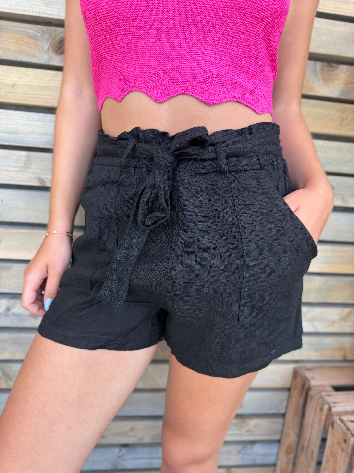 Short Marlène noir