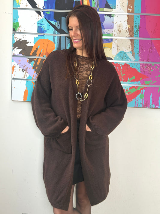 Gilet Louis chocolat