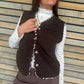 Gilet Shirley chocolat