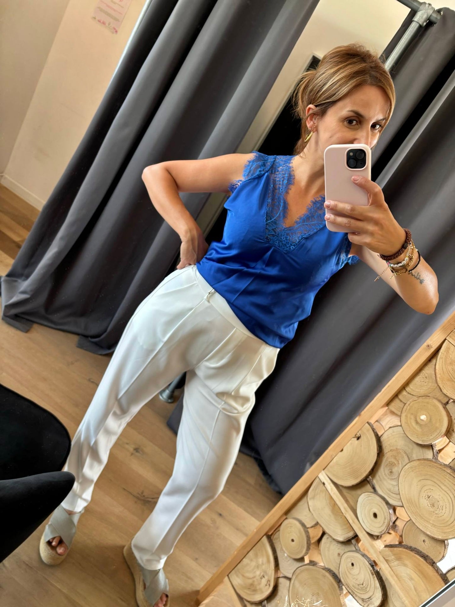 Pantalon Jimmy blanc