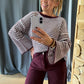 Pull Manille bordeaux