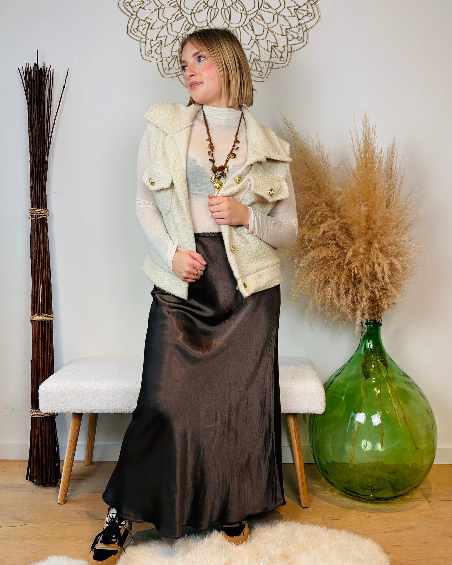 Jupe Abigaël chocolat