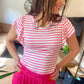 T-shirt MARTHA rose fuschia