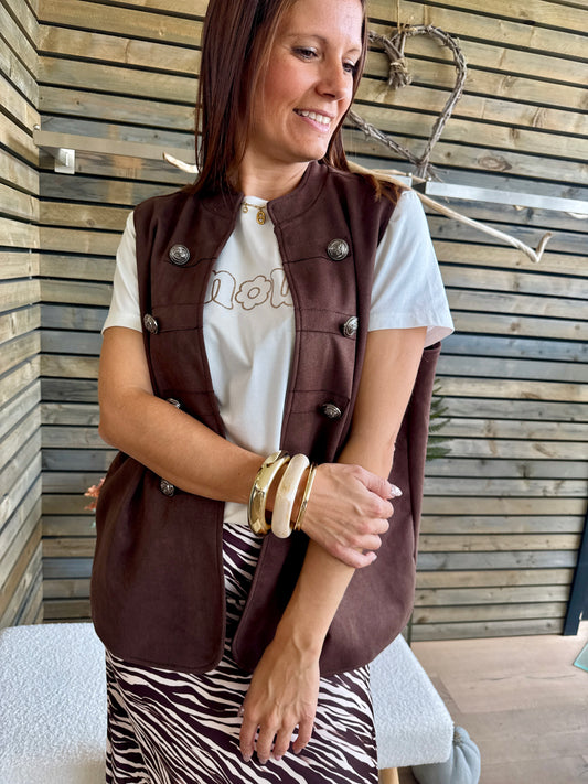 Gilet Electra chocolat