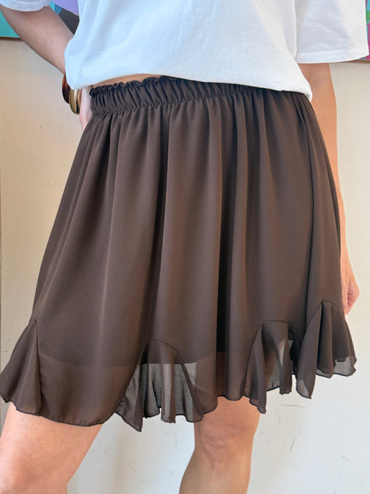 Jupe Phybie chocolat
