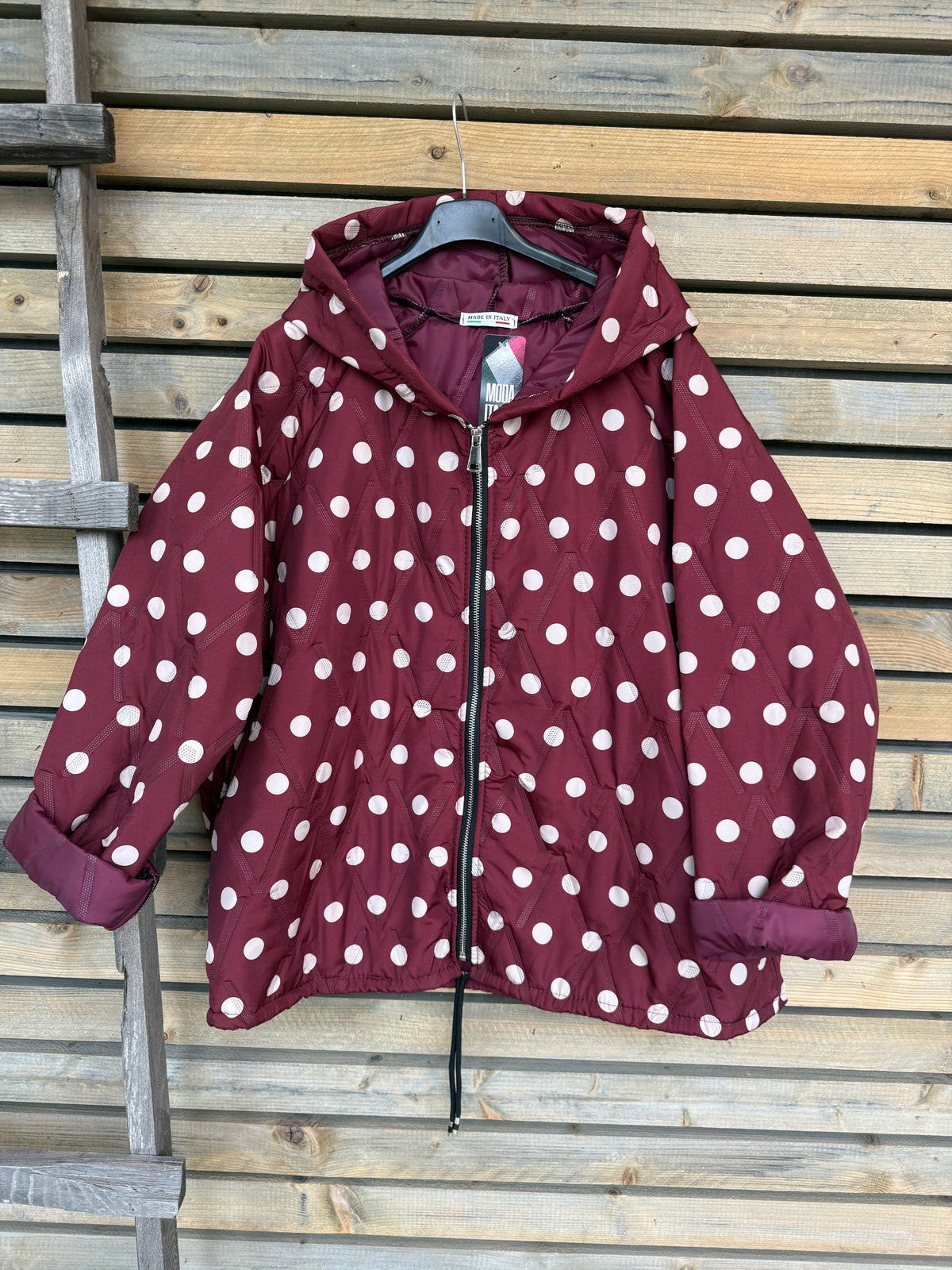 Veste Sandrine bordeaux