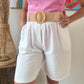 Bermuda/short Emma blanc