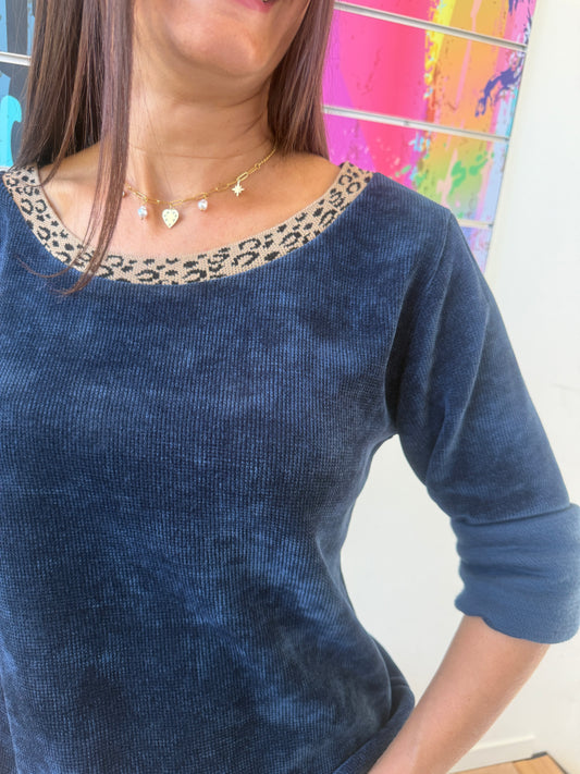 Pull Mya bleu marine