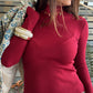 Sous pull Mélodie framboise