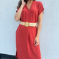 Robe longue Sohane Terracota