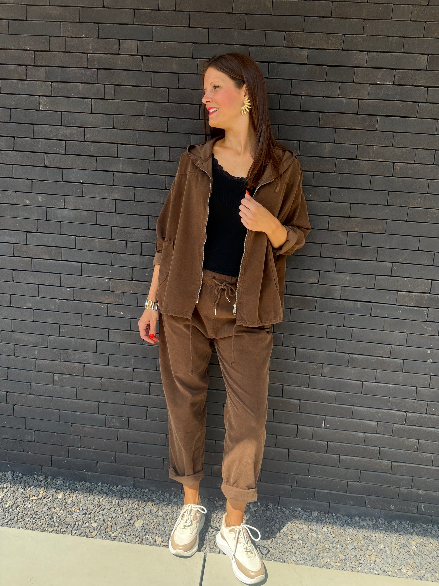 Pantalon Marie chocolat