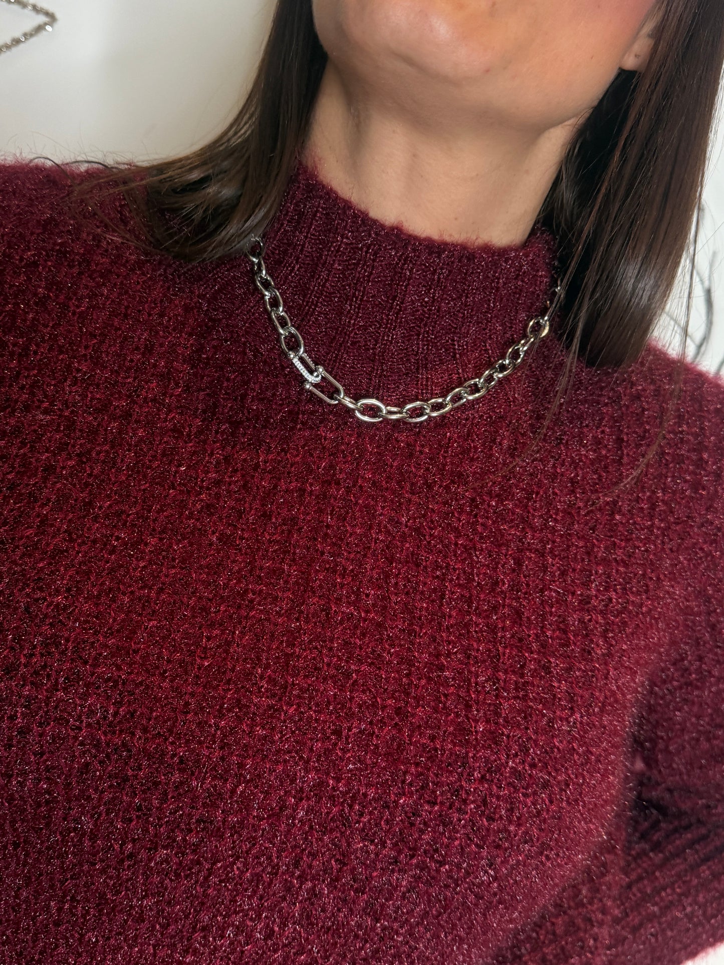 Pull Alissa bordeaux