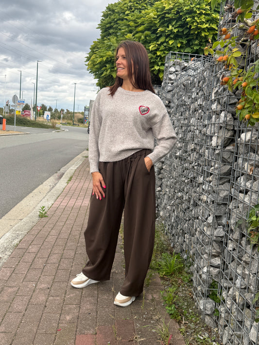 Pantalon Diana chocolat