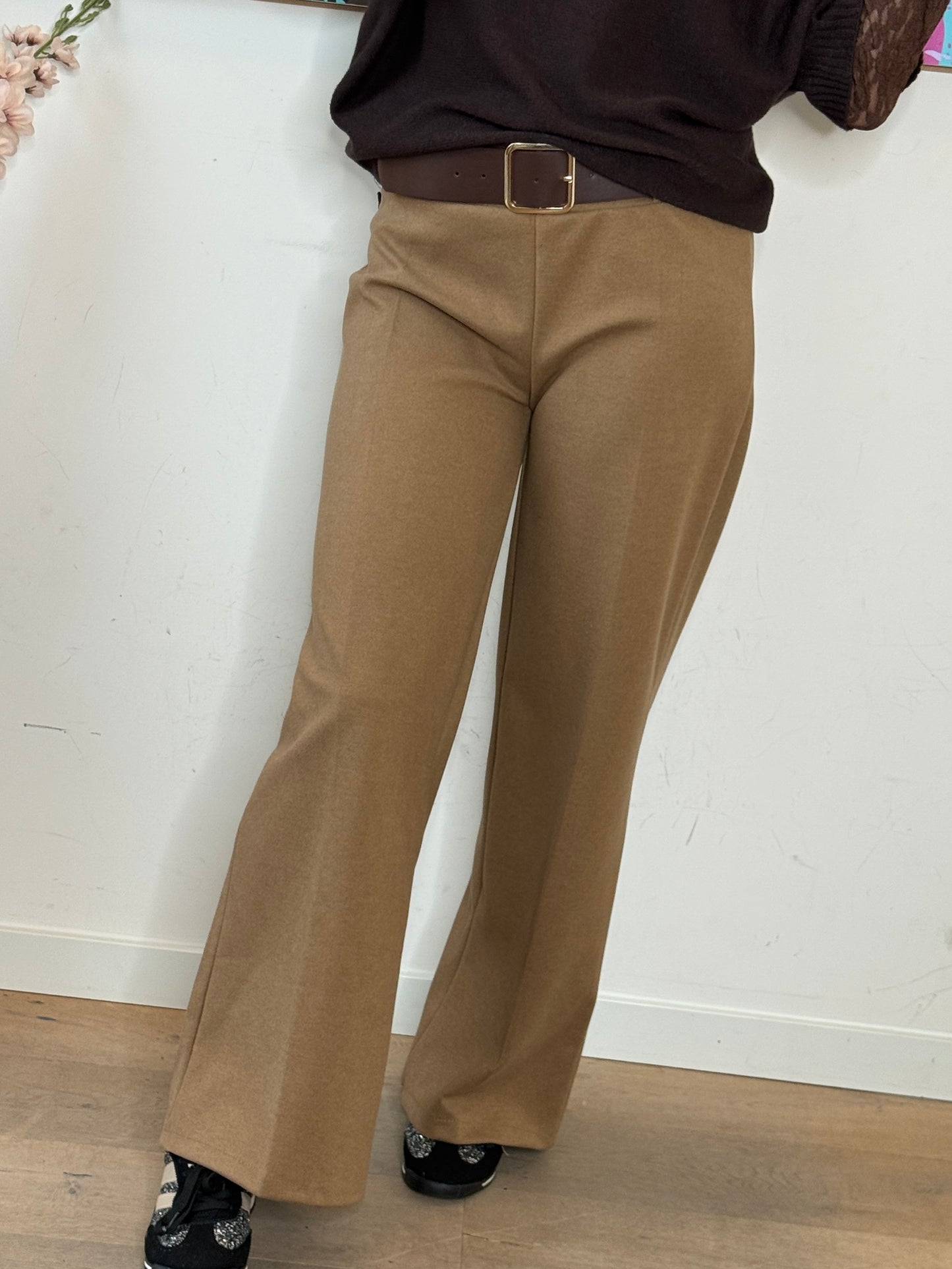 Pantalon Teya camel