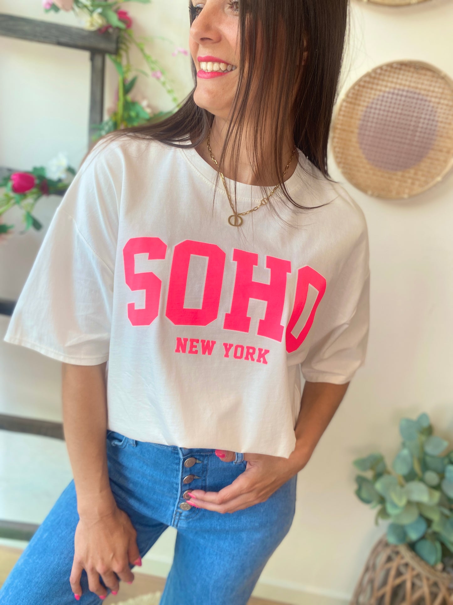 T-shirt LOGAN Fuschia