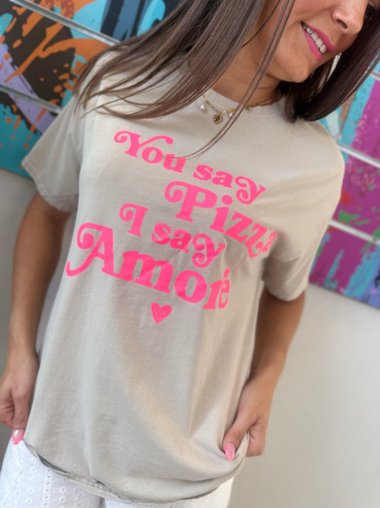 T-shirt Amore taupe