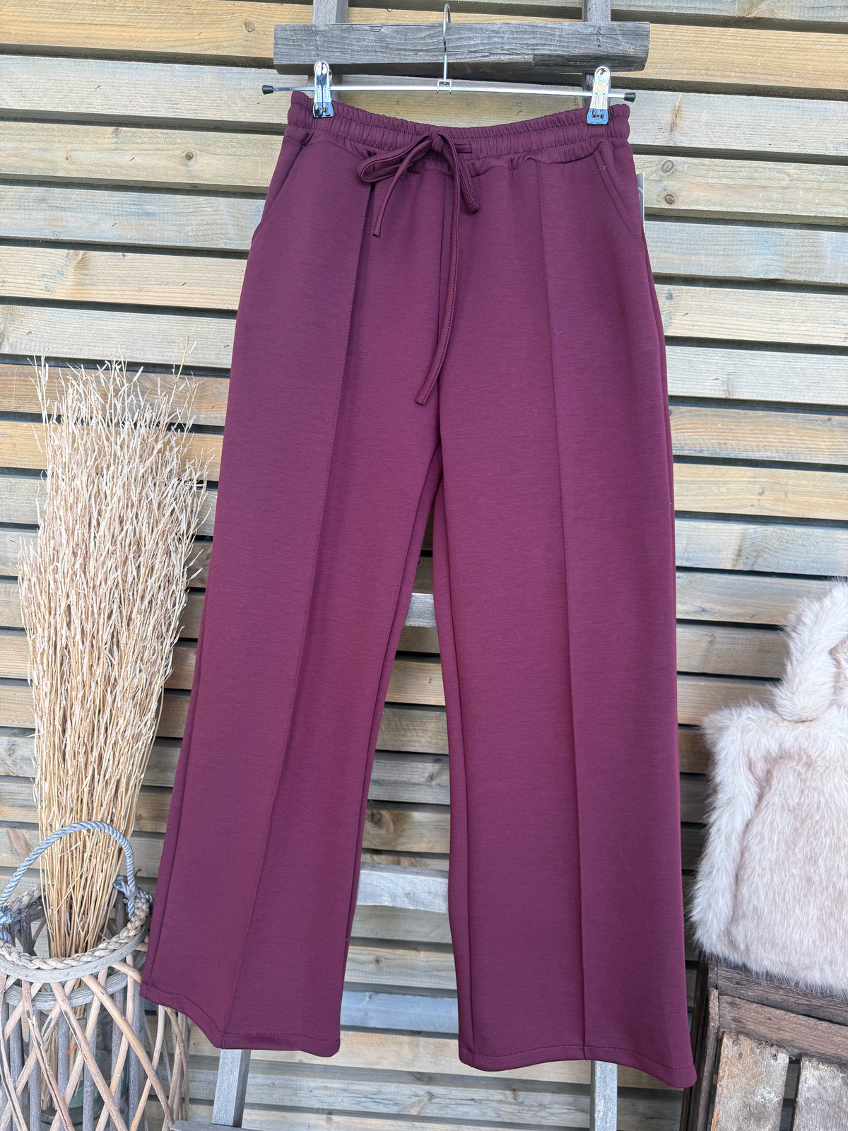 Pantalon Nola aubergine