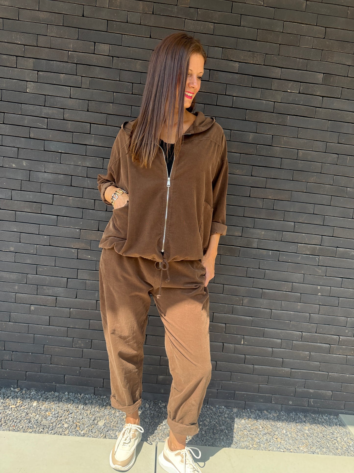 Pantalon Marie chocolat