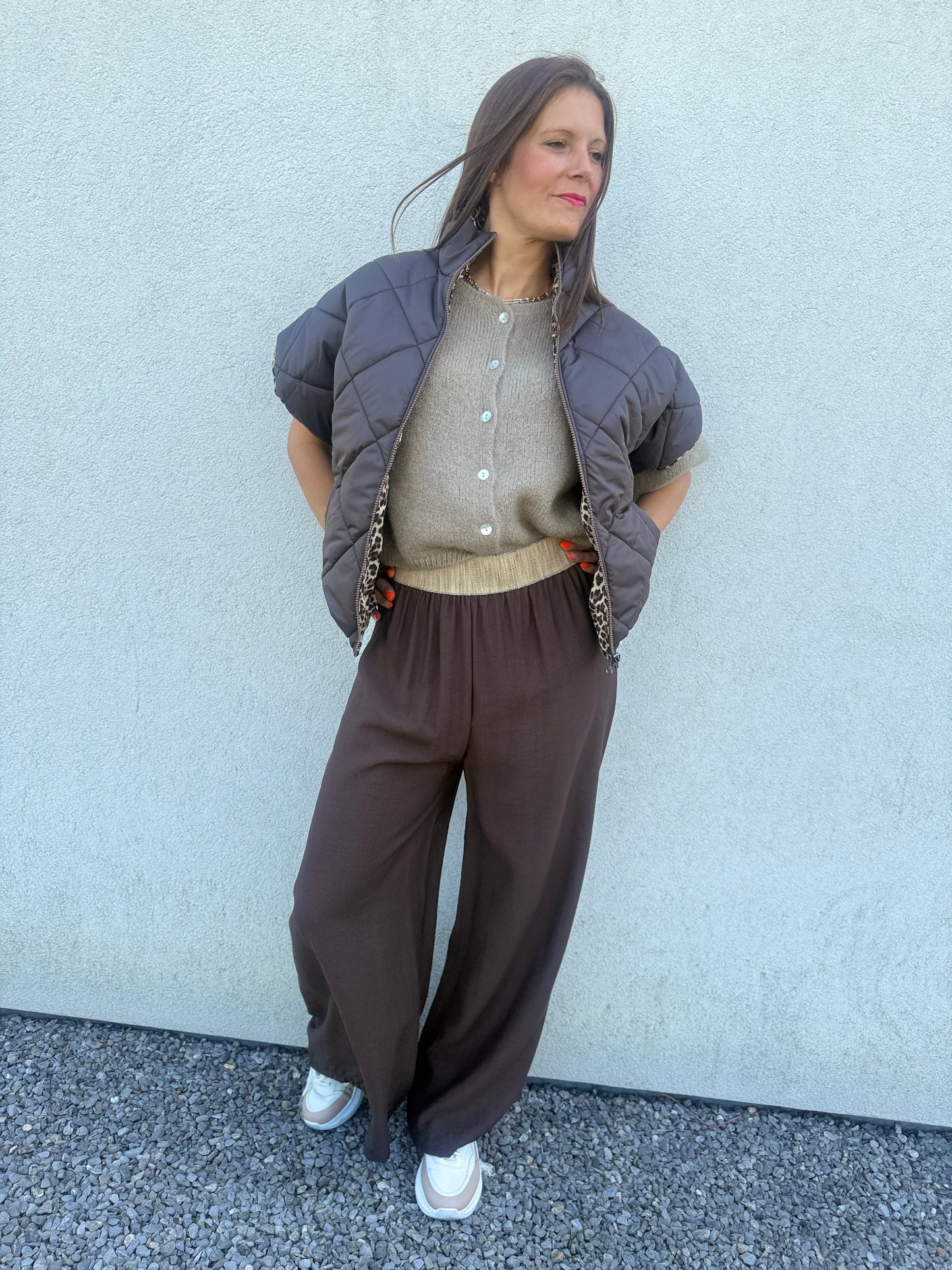 Pantalon Dune chocolat