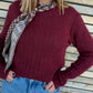 Pull Ilario bordeaux