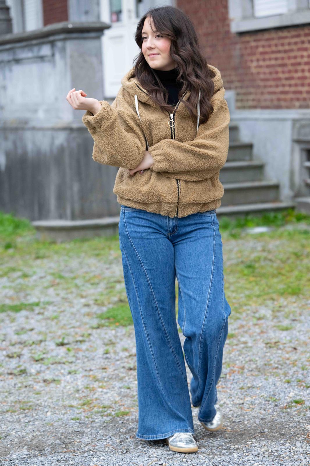 Veste Juna camel