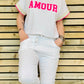 T-shirt Amour