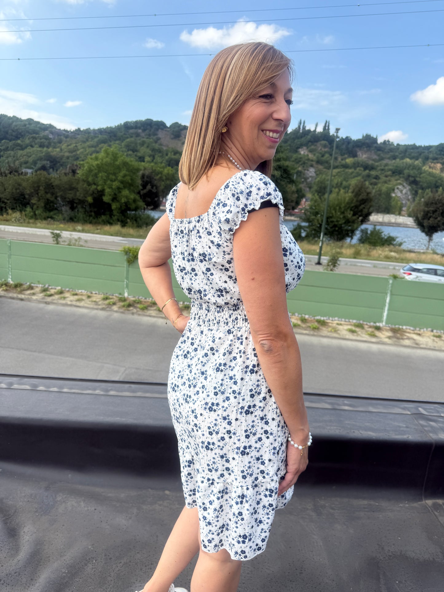 Robe Juliana bleue