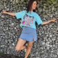 T-shirt Amore turquoise