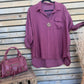 Blouse Aria bordeaux