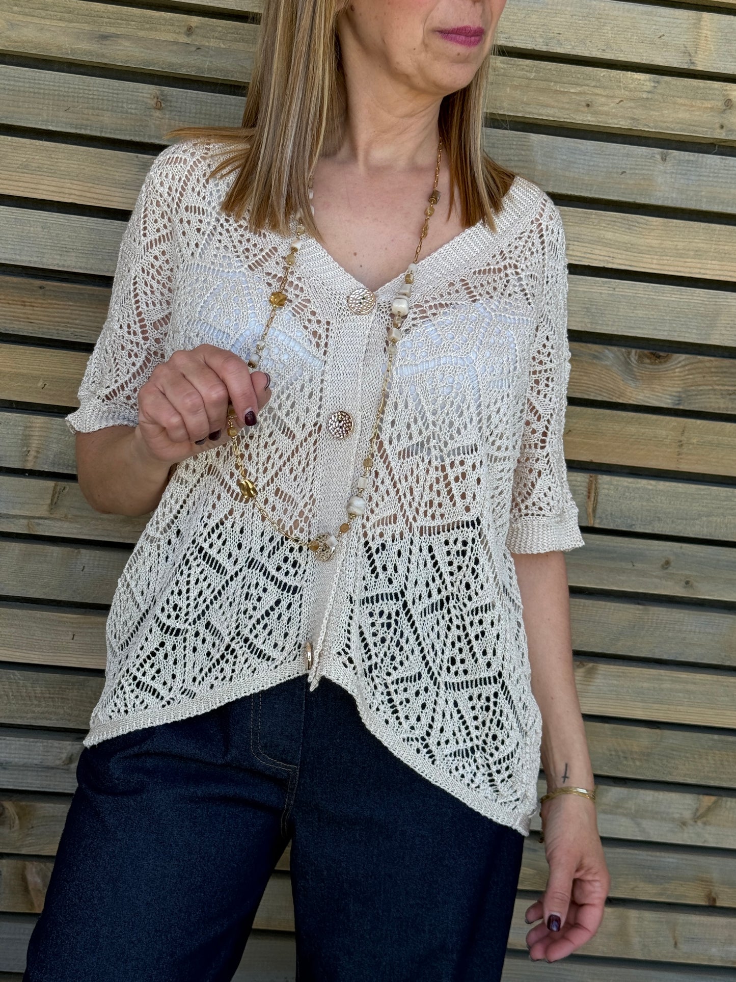 Gilet Danica beige