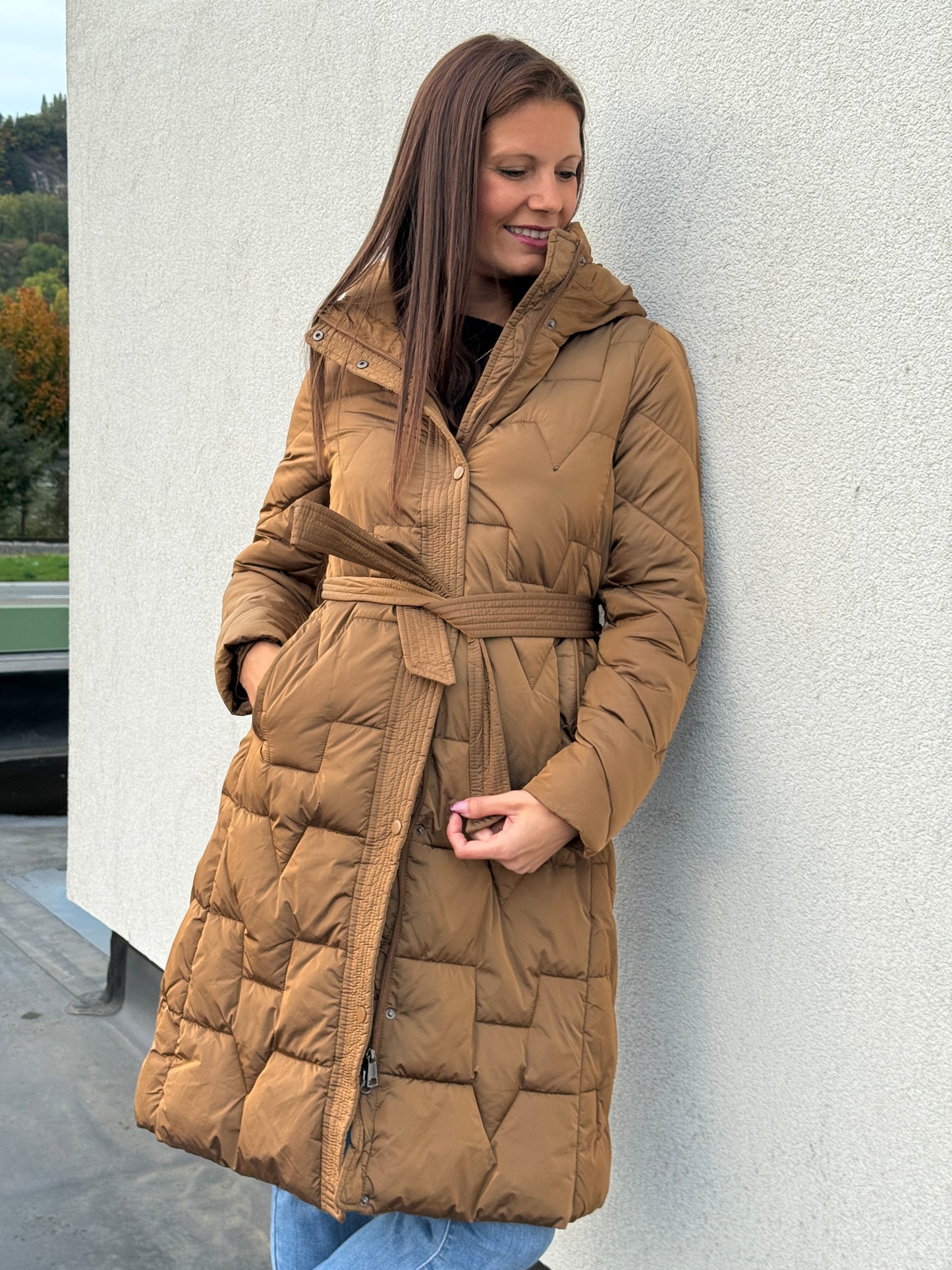 Doudoune Amandine camel