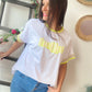 T-shirt Bella jaune fluo
