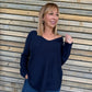 Pull Lucie bleu marine