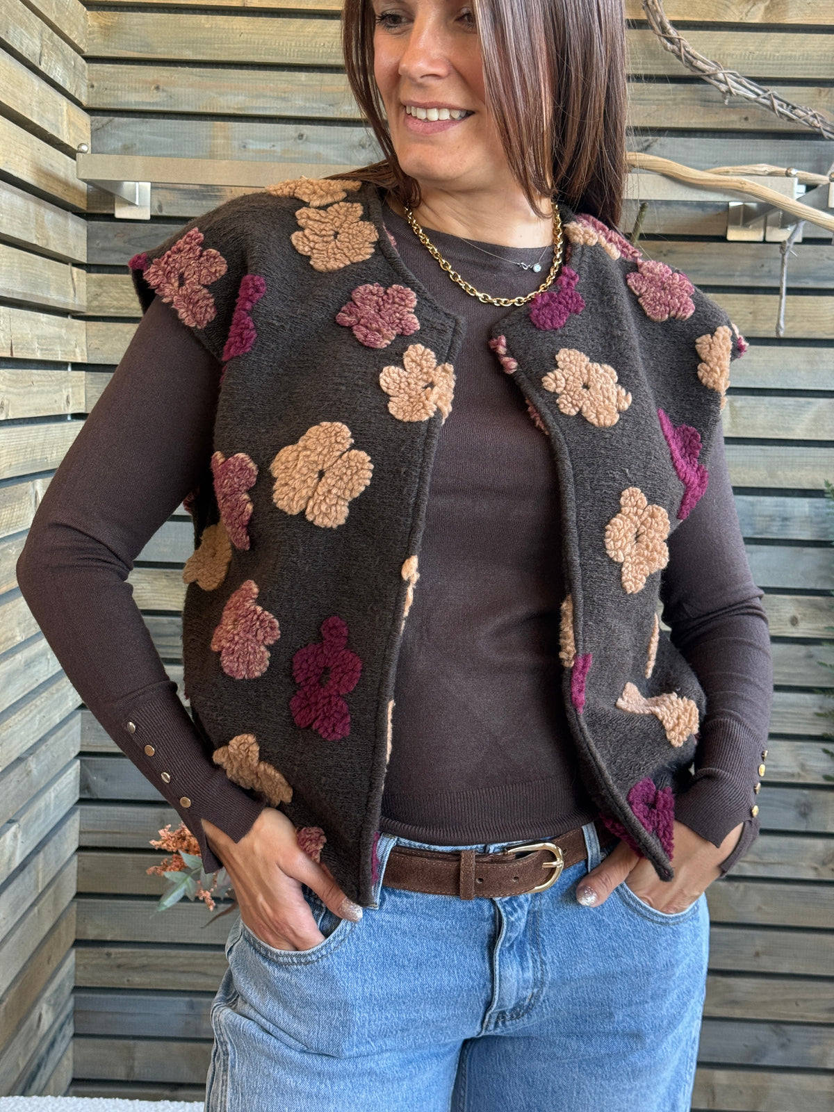 Gilet Calie chocolat