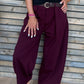 Pantalon Lola bordeaux