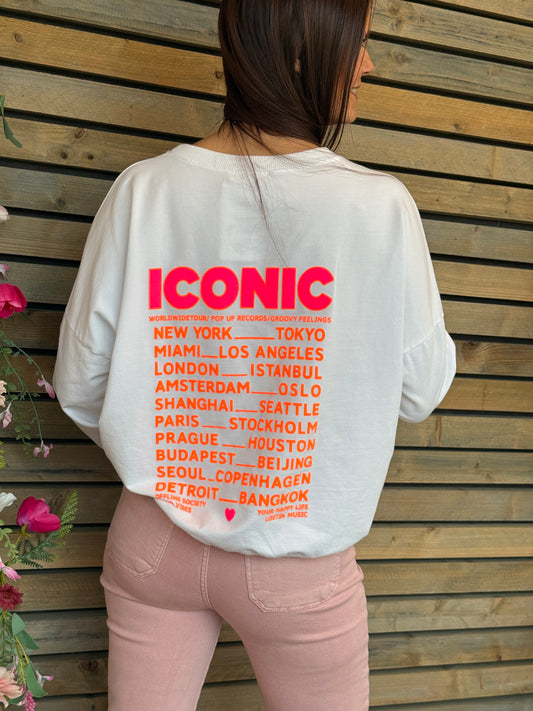 Sweat Iconic blanc