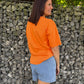 T-shirt Amore orange