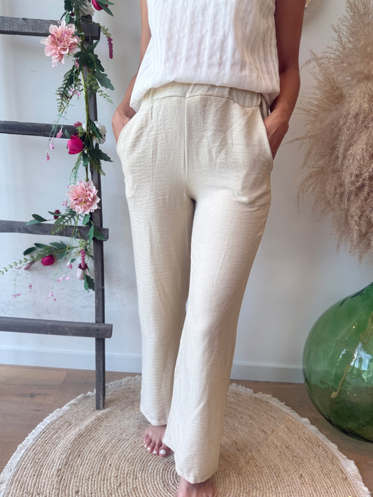 Pantalon Jessica beige