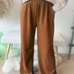 Pantalon Yolène cognac