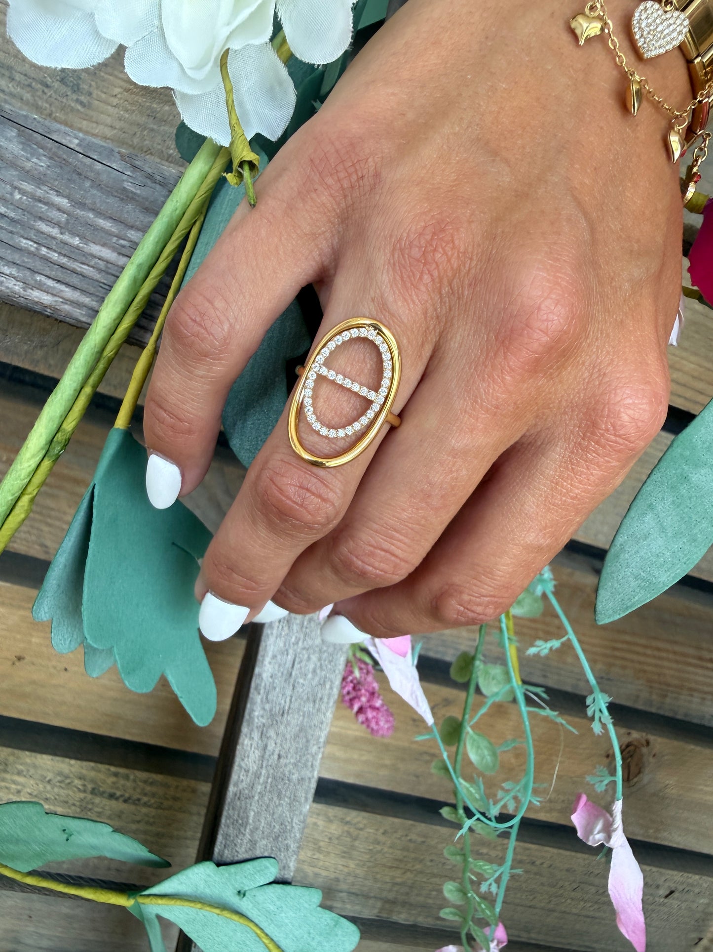 Bague Roma doré