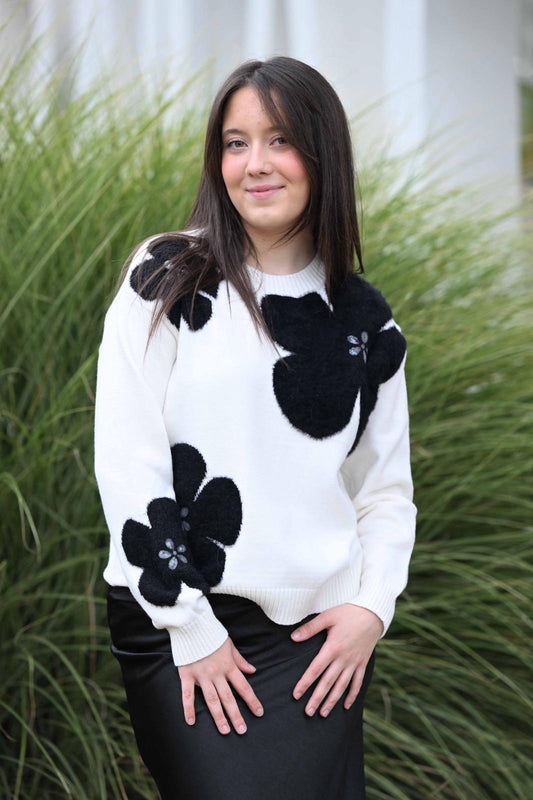Pull Florinda blanc