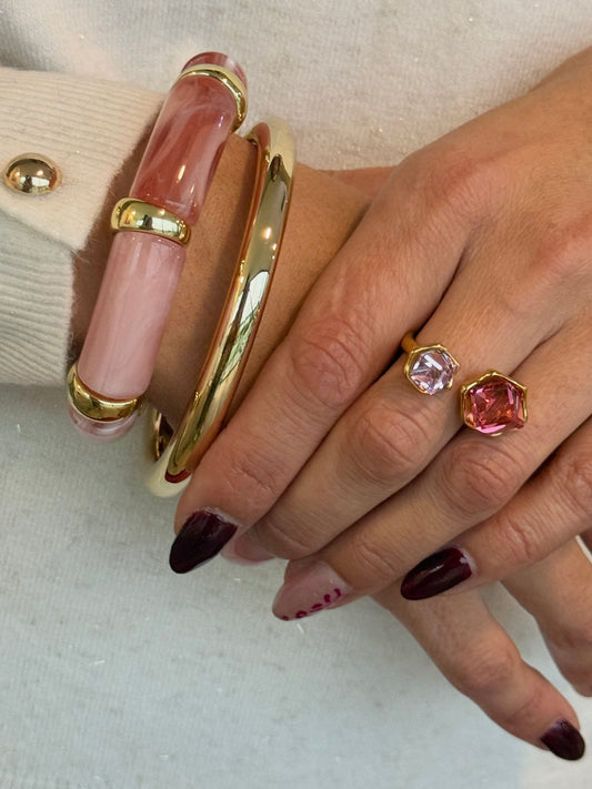 Bague Elise rose