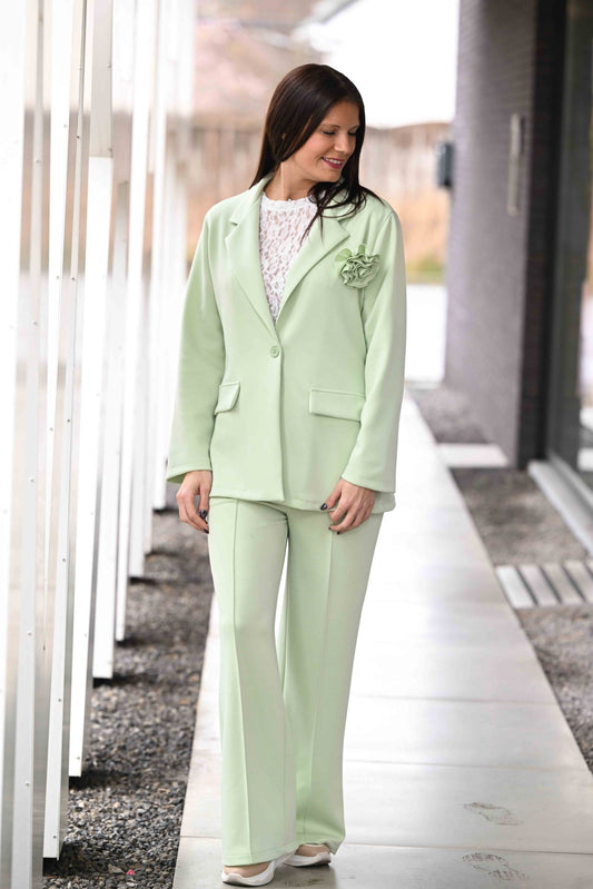 Pantalon Essentiel vert pistache